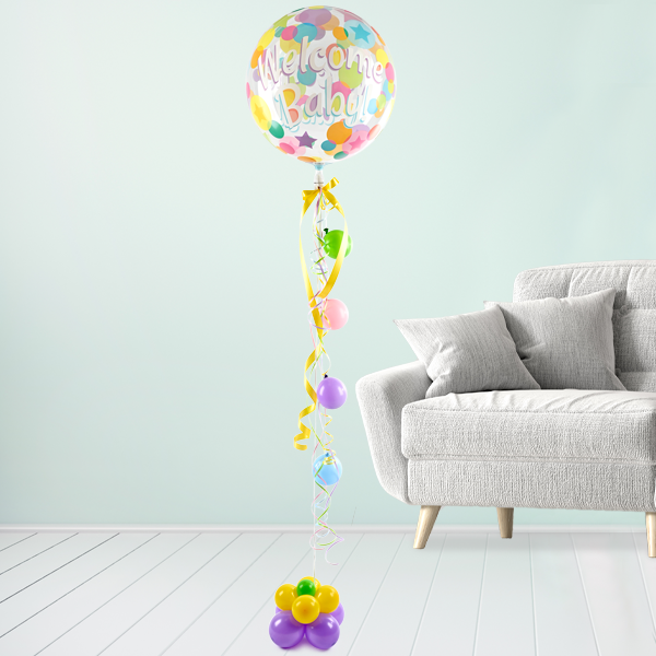 Riesenballon-Präsent Welcome Baby (190 cm)