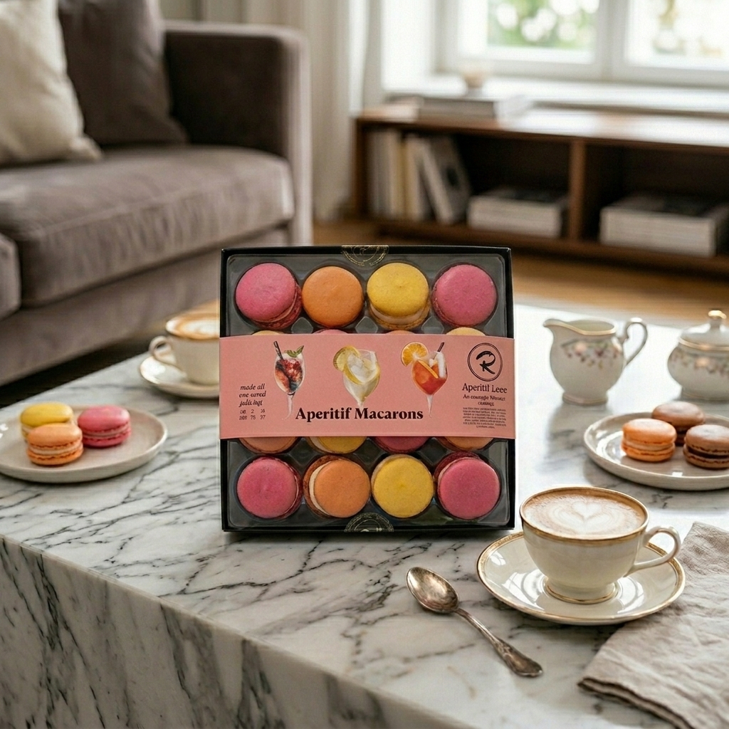 Präsentpackung „Aperitif Macarons“ 150 g