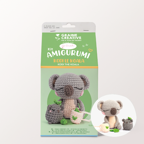 Häkelset Koala