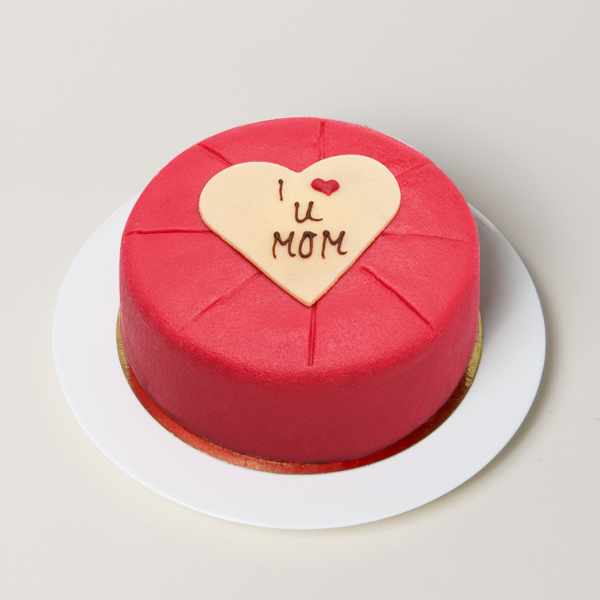Dessert-Waldhimbeertorte „I love u MOM“