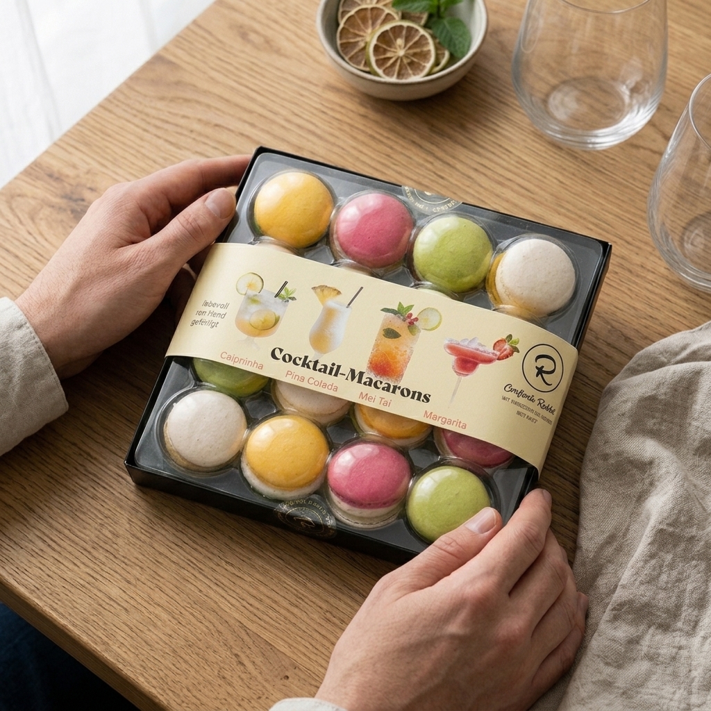 Präsentpackung „Cocktail Macarons“ 150 g